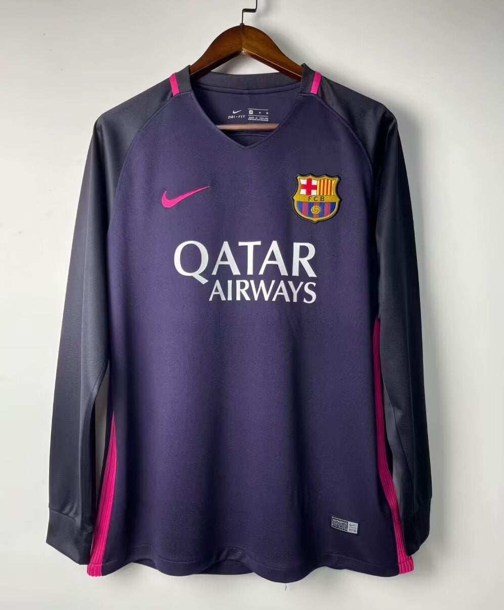 16-17 Barcelona Away Long Sleeve