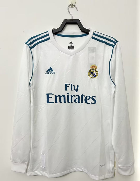 2017/18 Real Madrid Home Long Sleeve