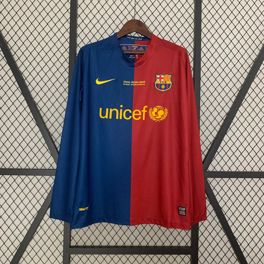 2008/09 Barcelona Home Long Sleeve