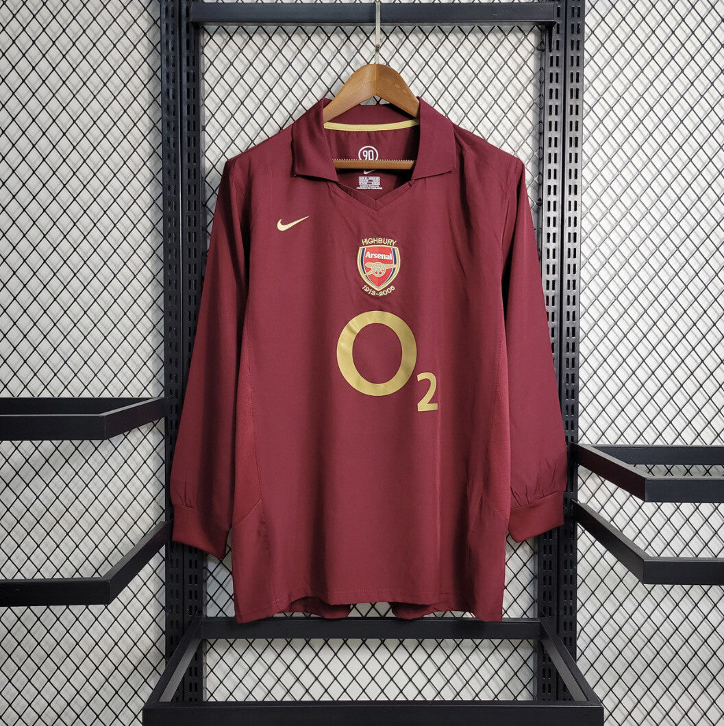 2005-06 Arsenal Home Long sleeve