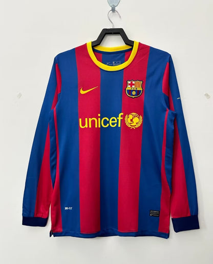 2010/11 Barcelona Home Long Sleeve