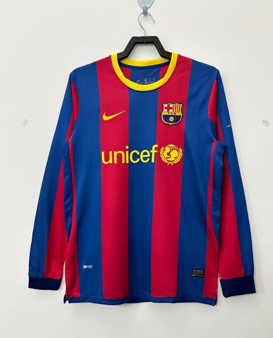 2010/11 Barcelona Home Long Sleeve