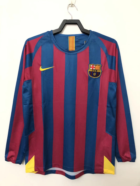 2005/06 Barcelona Home Long Sleeve