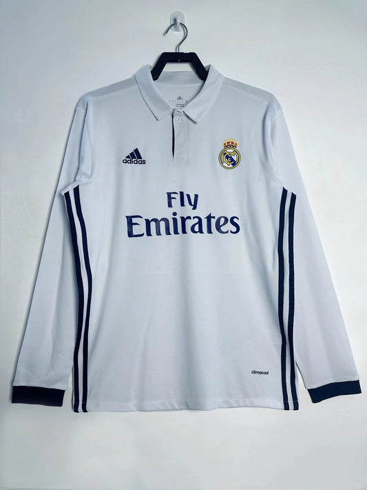 2016-17  Real Madrid Home Long Sleeve