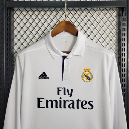 2016-17  Real Madrid Home Long Sleeve