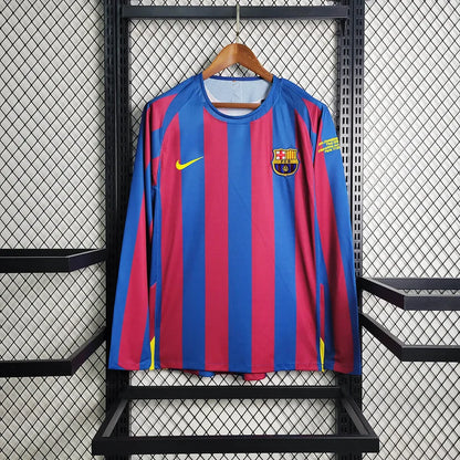 2005/06 Barcelona Home Long Sleeve