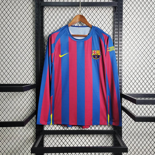 2005/06 Barcelona Home Long Sleeve