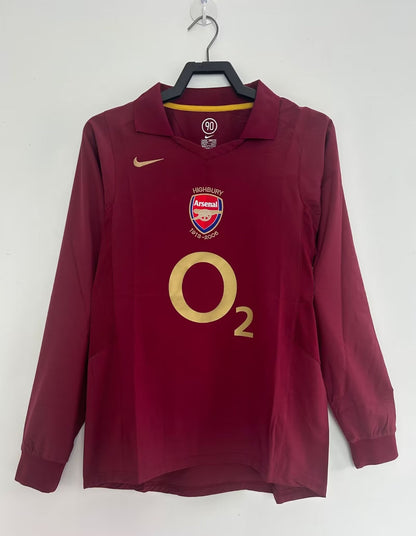 2005-06 Arsenal Home Long sleeve