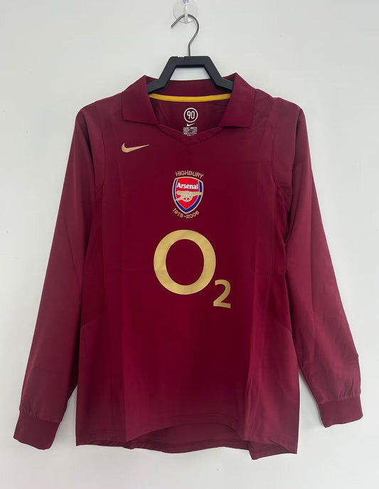 2005-06 Arsenal Home Long sleeve