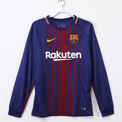 17-18  Barcelona Home Long Sleeve