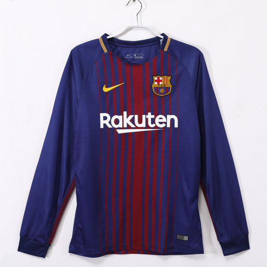 17-18  Barcelona Home Long Sleeve