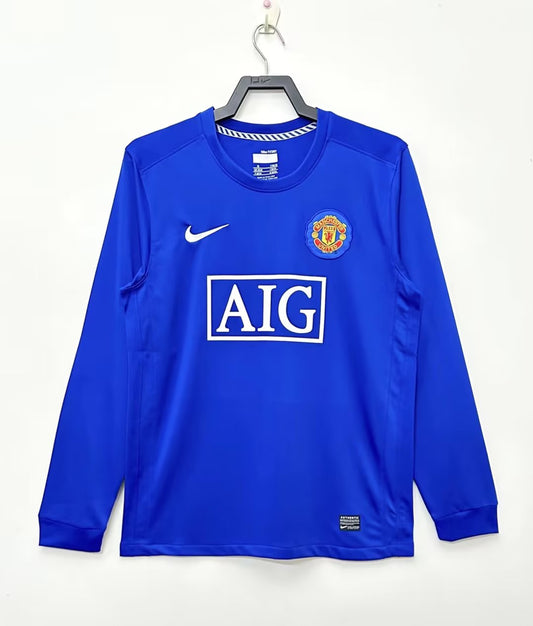 2007-08 Manchester United Away Long Sleeve