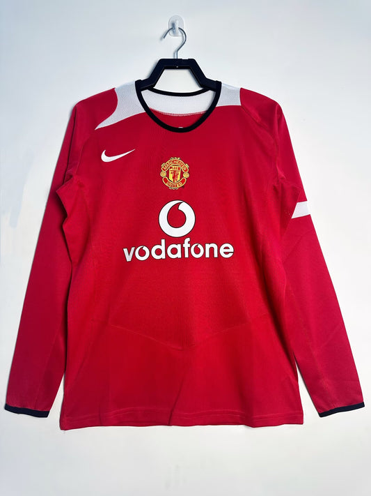 2004-06 Manchester United Home Long Sleeve