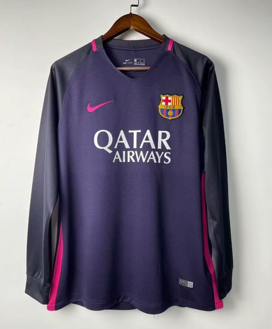 16-17  Barcelona Away Long Sleeve