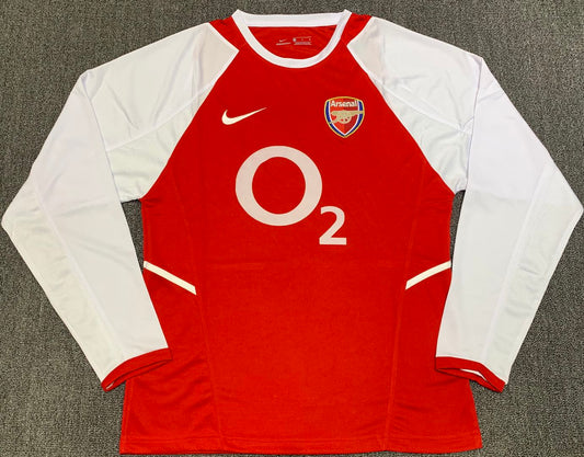 2002-03 Long Sleeve Arsenal Home