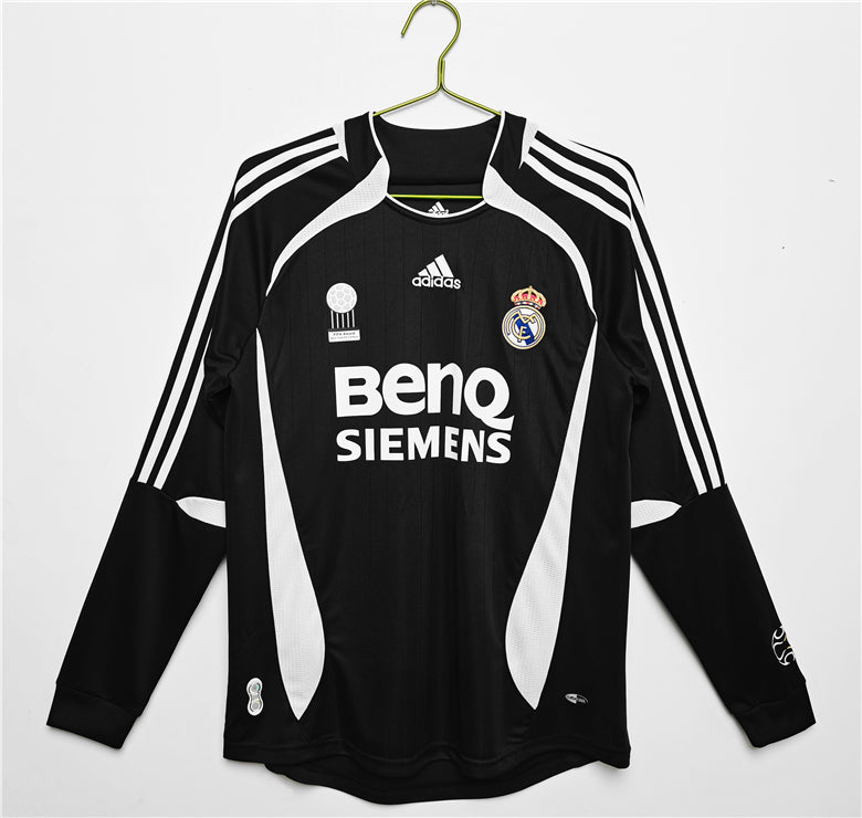 2006-07 Retro Real Madrid Away Long Sleeve