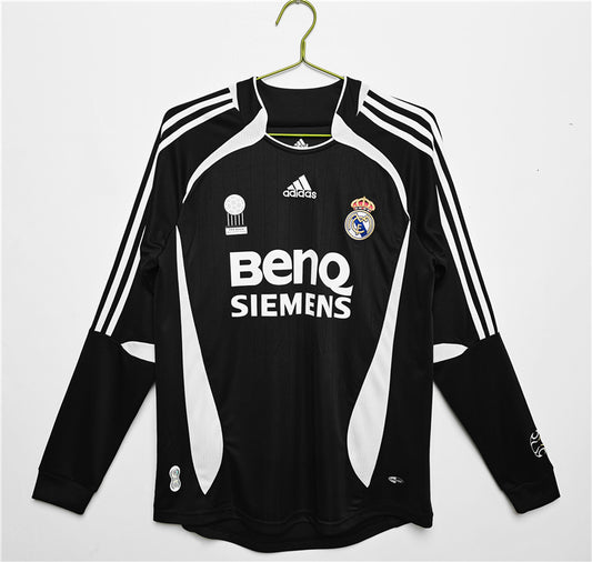2006-07 Retro Real Madrid Away Long Sleeve