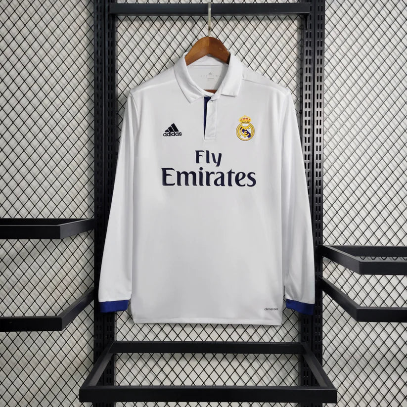 2016-17  Real Madrid Home Long Sleeve