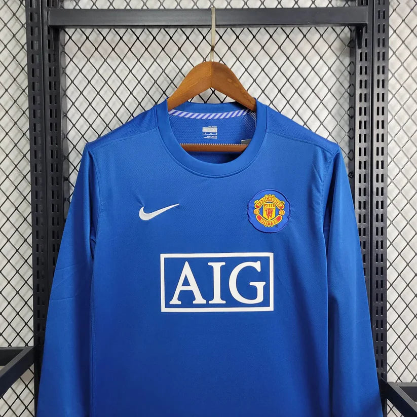 2007-08 Manchester United Away Long Sleeve