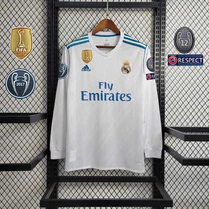 2017/18 Real Madrid Home Long Sleeve